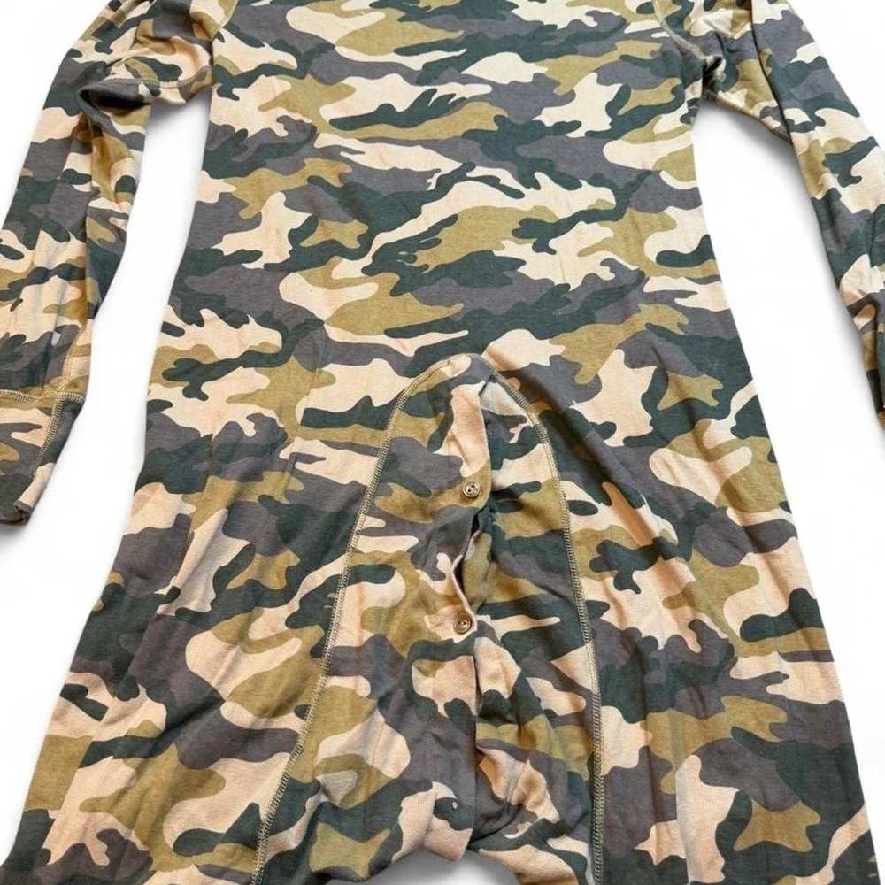 Carhartt Men's One Piece Long John's Union Suit Rugged Camo base layer Size XL
